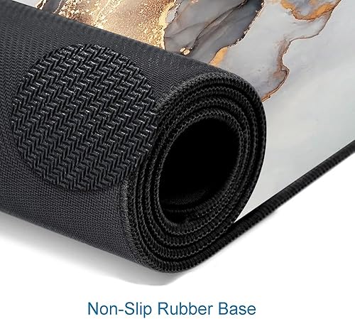 Miniatura 4 de Alfombrilla de mouse grande para juegos, alfombrilla de mouse extendida con bordes cosidos, base de goma antideslizante, alfombrilla para teclado de