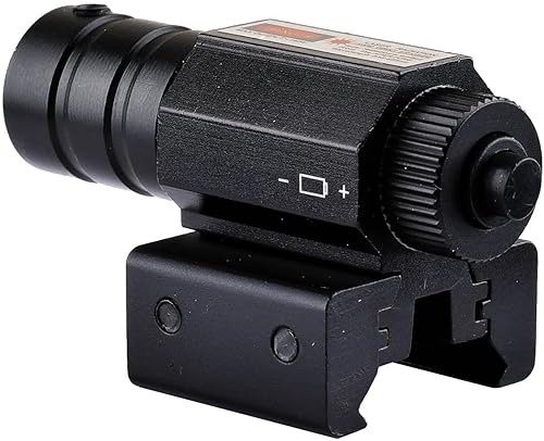 Miniatura 7 de Paquete de 2 miras láser ajustables de punto rojo para pistola de caza de 110.787 in