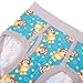 Briefs of 100% Combed Cotton Underwear Briefs, Sizes 18M, 2/3T, 4T, 4, 6, and 8