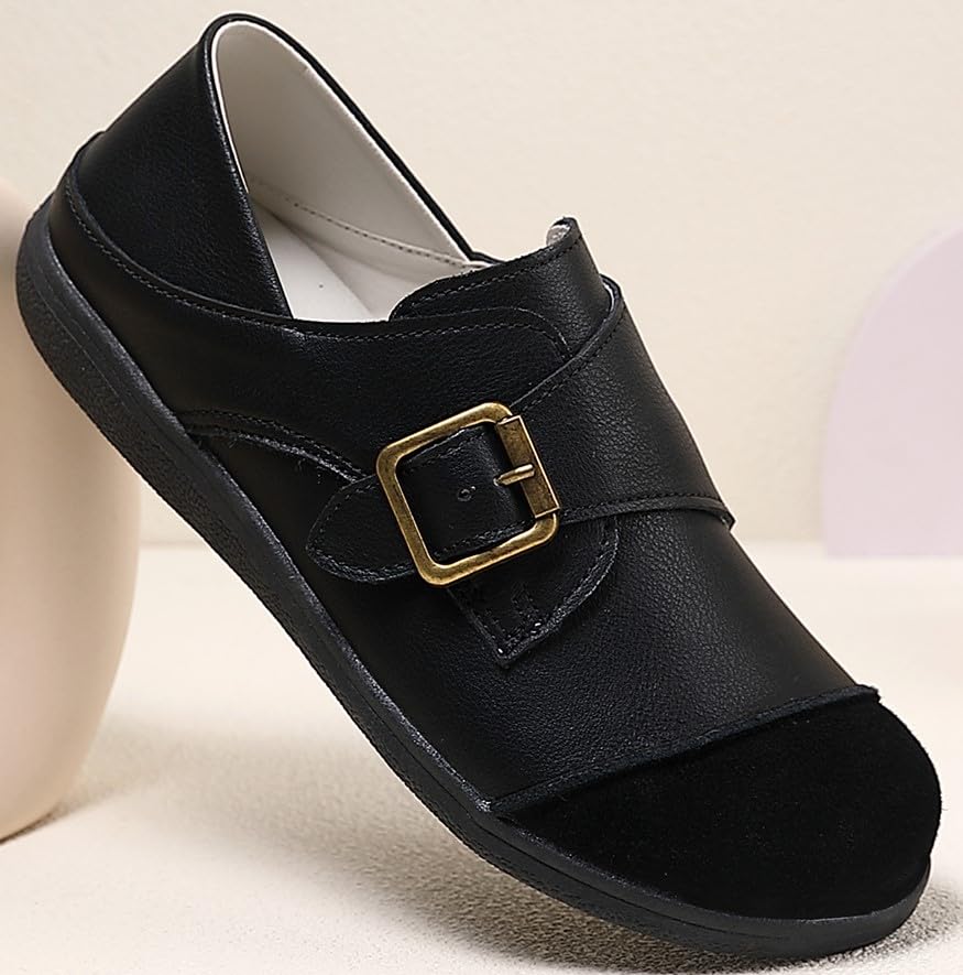 Image of Slip on Loafers for Women Work Walking Comfortable Flats Shoes for Casual Driving Evening Going Out Indoor Office,Standing,Shopping,Ladies Clearance Shoes