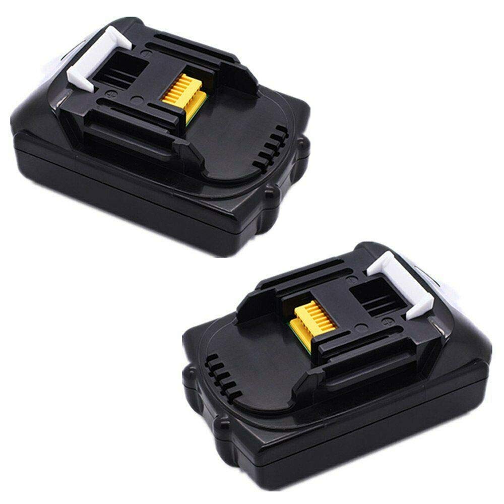 2 X BL1815 18 V 1,5 Ah 1500 mAh batteria di ricambio per Makita BL1815 N, BL1830 194309-1, 196235-0, 194513-2 LXT400 BMR100 BHP451 BHP452