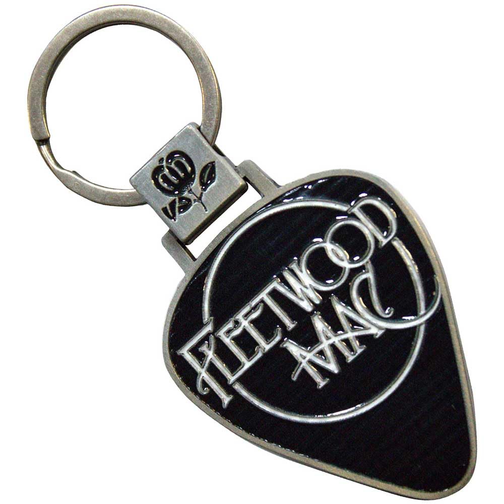 Rock Off officially licensed products Fleetwood Mac Classic Logo Plectrum keyring Keychain One Size