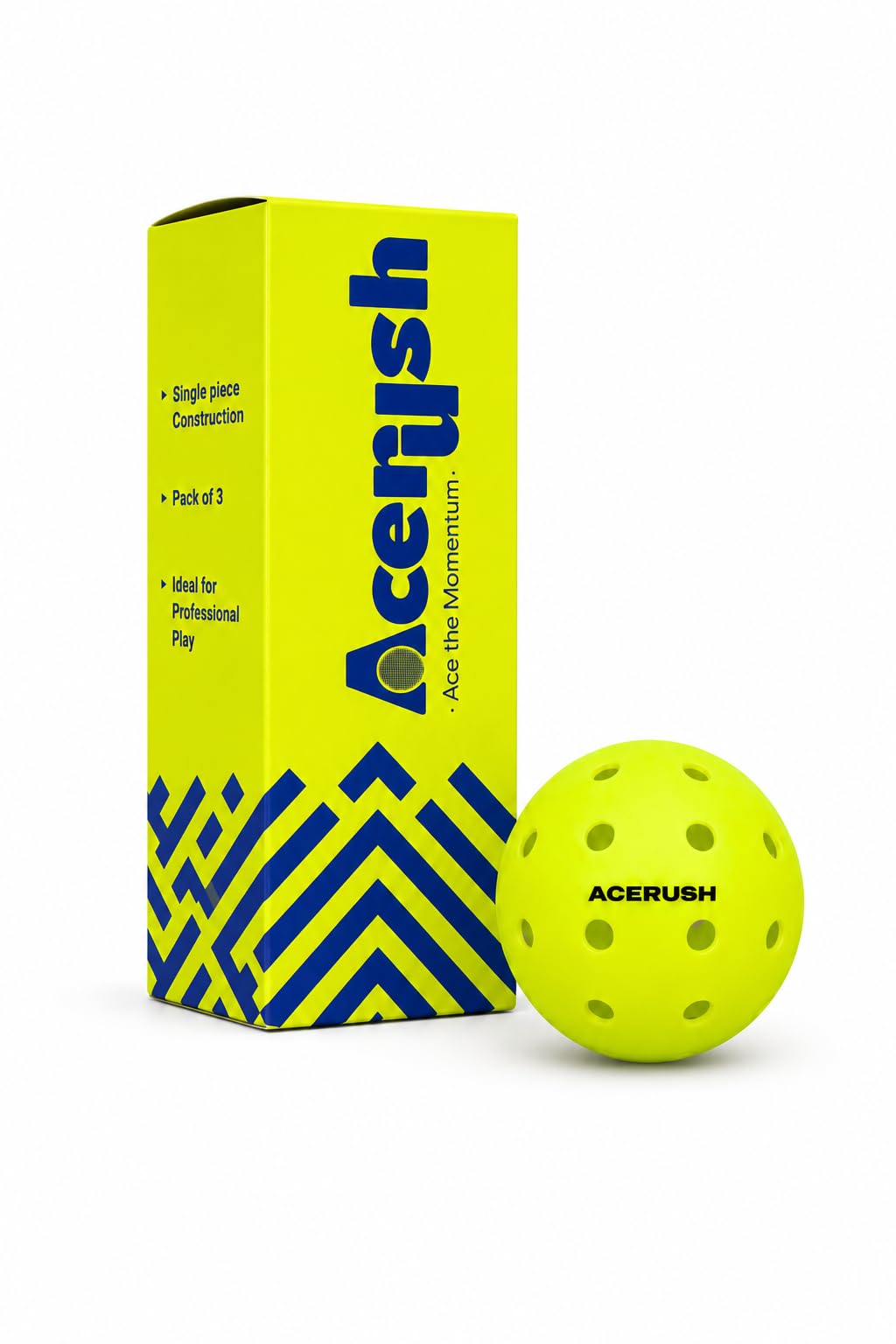 Pickle Ball | 40-Hole Design | Tournament Play | High Performance PP Material Skill Levels | Pack of 3-image-9