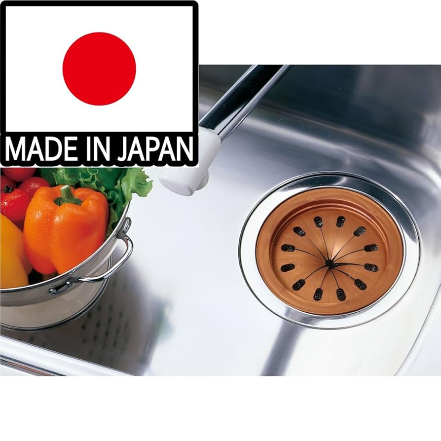 Amazon｜【抗菌 銅イオン】 Belca 日本製 排水口 ふた 流し用菊