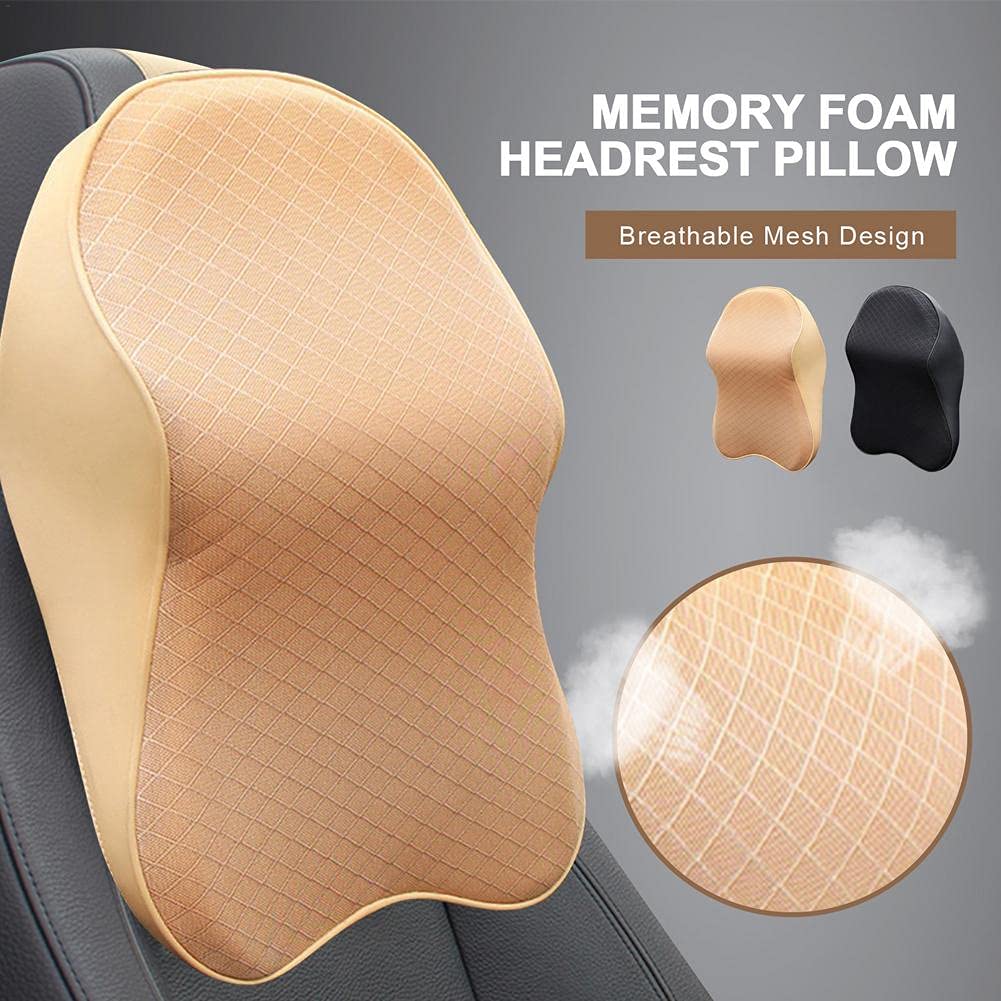 Reposacabezas coche Asiento del cuello del reposacabezas del cuello del cuello del cuello de la almohada de la espuma de la cabeza del cuello del cuello del cuello del cuello del cojín del cuello del