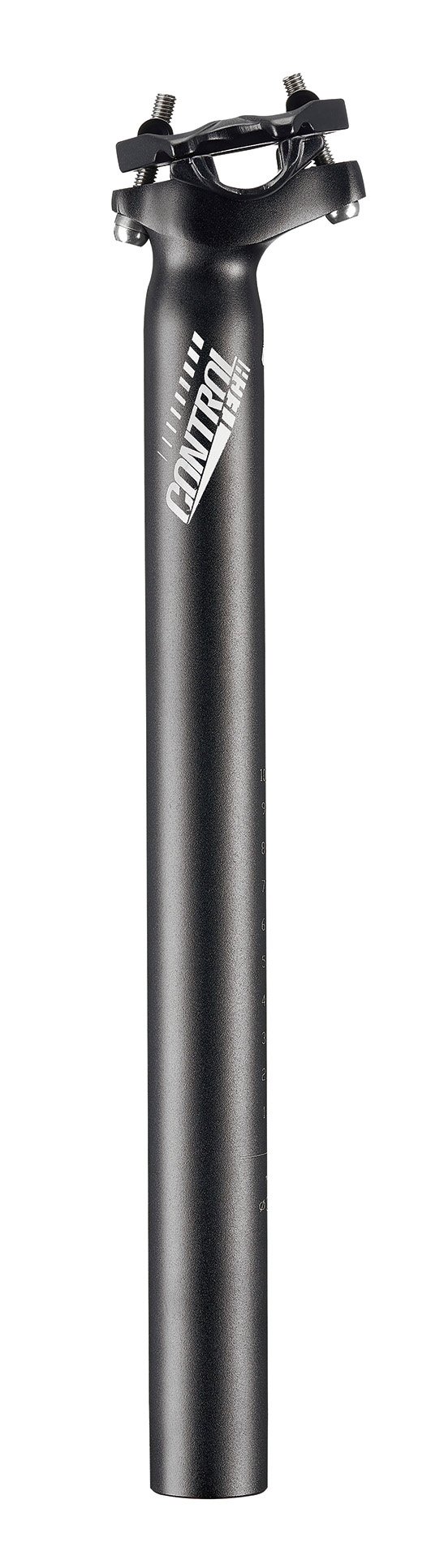 Control Tech One Sattelstütze aus Legierung, 10 mm, versetzt, 27,2 x 400 mm, Schwarz, mit Lasergravur Sport & Freizeit