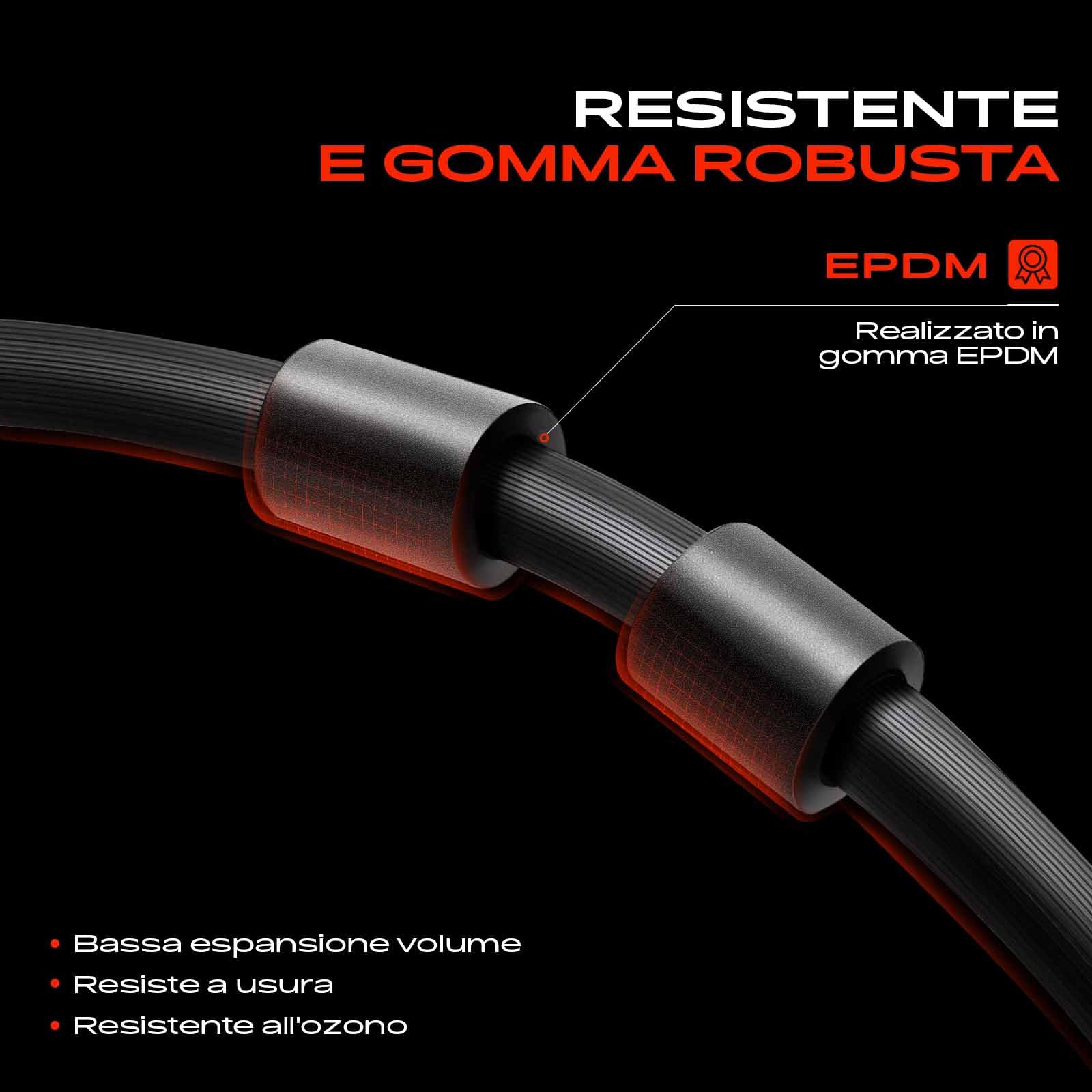 Frankberg Tubo freno tubi freno assale anteriore 34306887451 | Compatibile con: X5 F15 F85, X6 E71 E72, X6 F16 F86, X5 E70