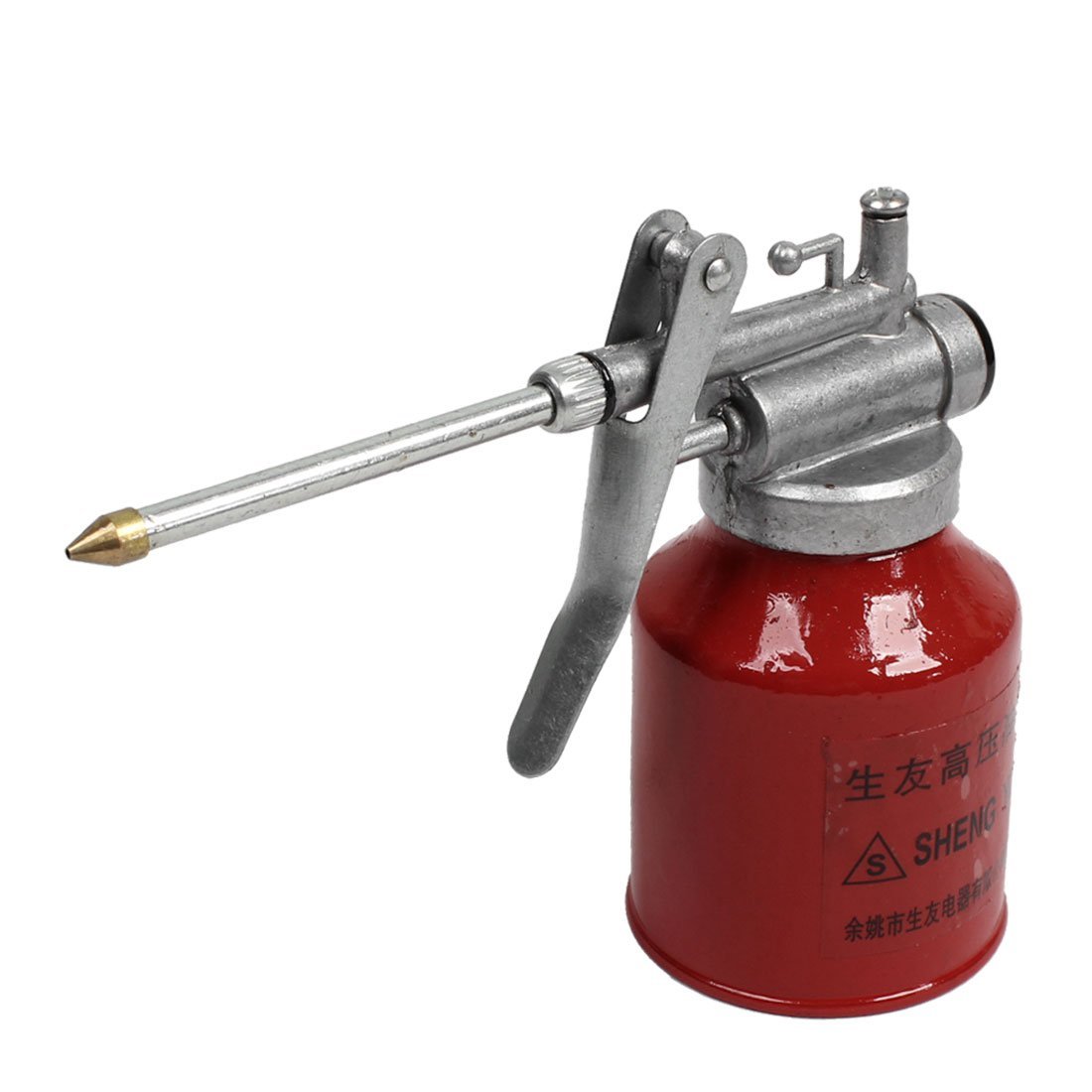 Uxcell Red Sourcingmap Pneumatic Metal Bottle High Pressure Feed Oil Gun