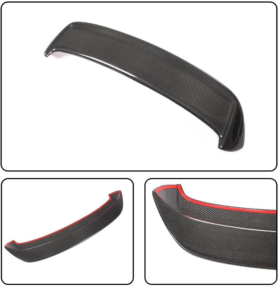 MCARCAR KIT Carbon Fiber Rear Spoiler for Volkswagen VW Golf 6 Wagon 2010-2013 Rear Roof Window Top Wing Lip Factory Outlet