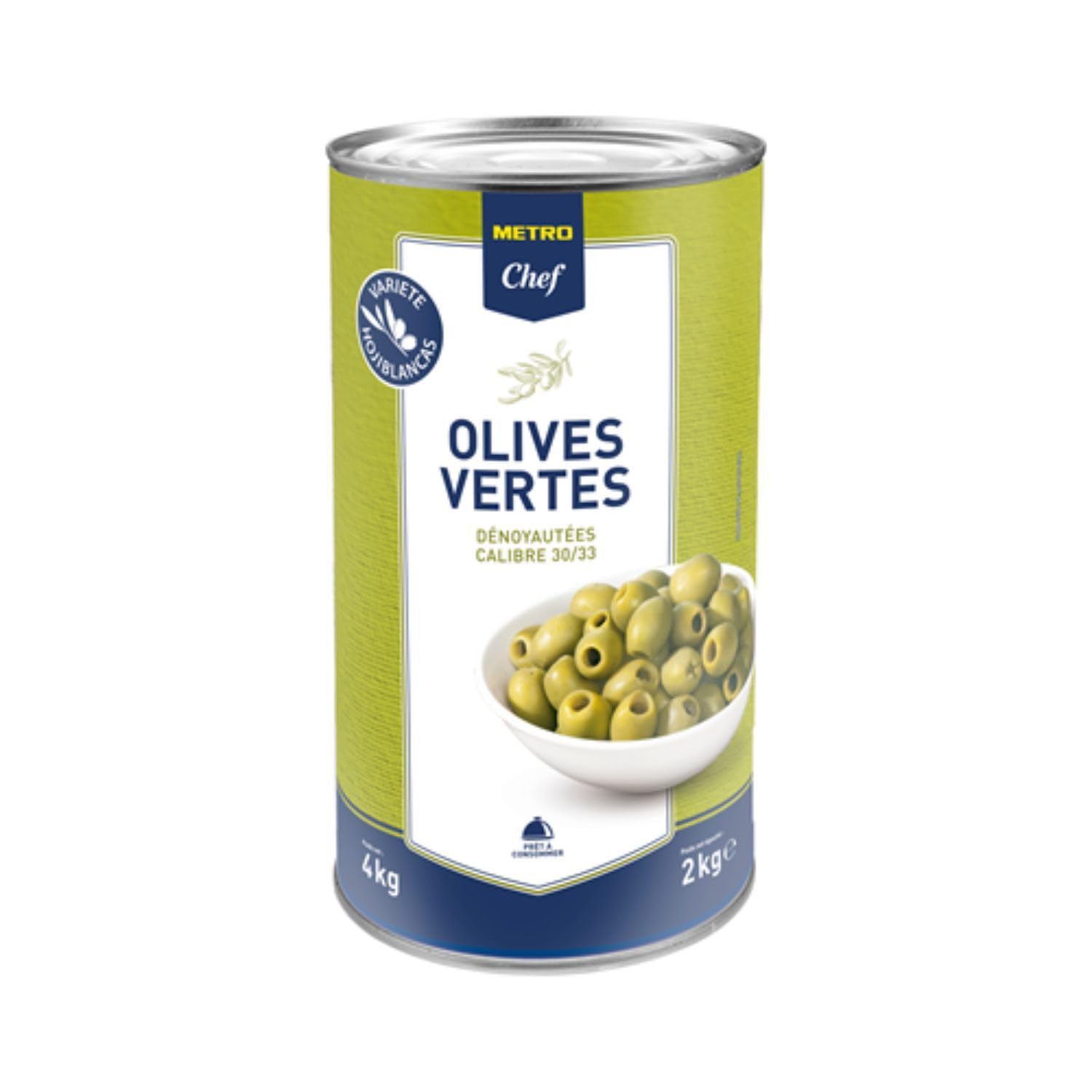 METRO Chef grne Oliven entsteint, Kaliber 30/33, Box 5/1 - 4 kg :  Amazon.de: Lebensmittel & Getrnke