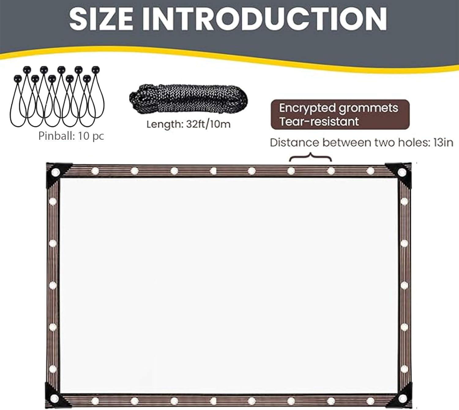7x12 FT Durable Clear Transparent Vinyl Tarp Cover, Outdoor Vinyl Curtains Garden Gazebos Curtain Clear Tarps Tent Side Panels Waterproof Tarpaulin Cloth, for Gazebo, Garage, Plant