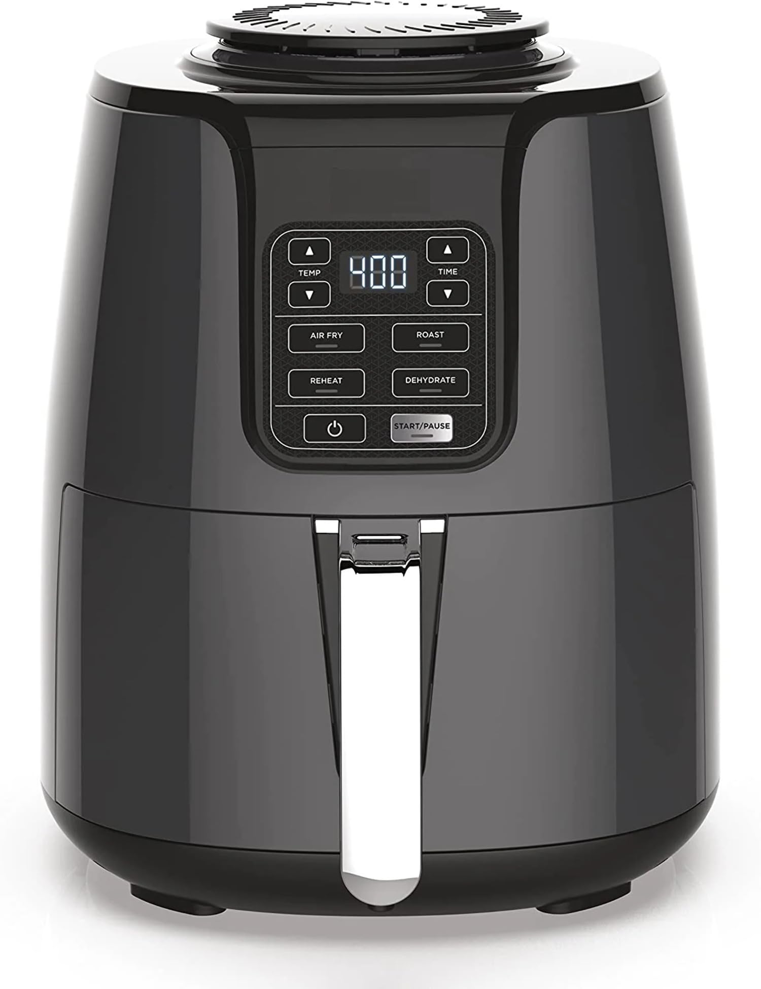 Ninja 4 qt Air Fryer model 101 Stainless Steel 1550W Digital Control Wide Temperature Range Dishwasher Safe Crisper
