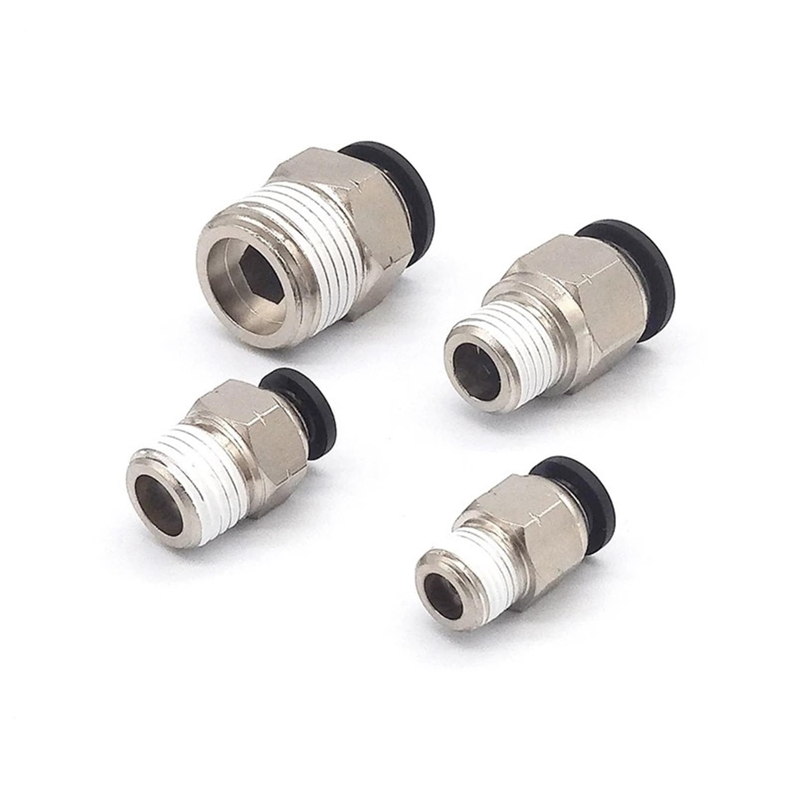 1 szt. Gwint NPT Amarican Standard PC Pneumatyczne złącza pneumatyczne Złącza szybkozłączki rurowe Push Złączki rurowe 5/32 5/16 1/4 3/8(1l8-NPT1l8,10 sztuk)
