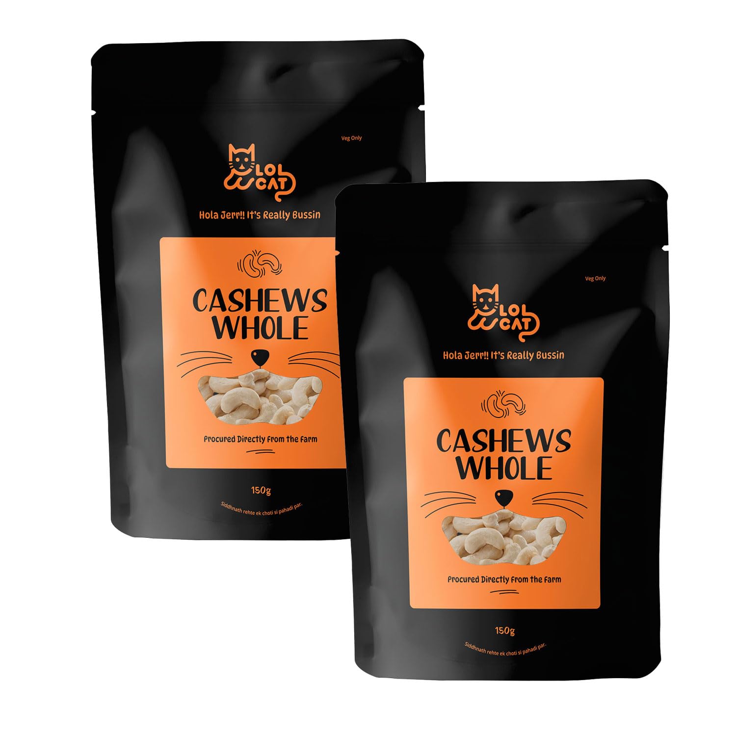 Lolcat Premium Cashew Nuts 300gm Whole Kaju Nuts and Dry Fruits Rich in Protein Healthy Snacks with Air Tight Pouch Pack of 2 x 150gm Perfect For Diwali Gifts (B0D38H8VJ2) Amazon Price History, Amazon Price Tracker