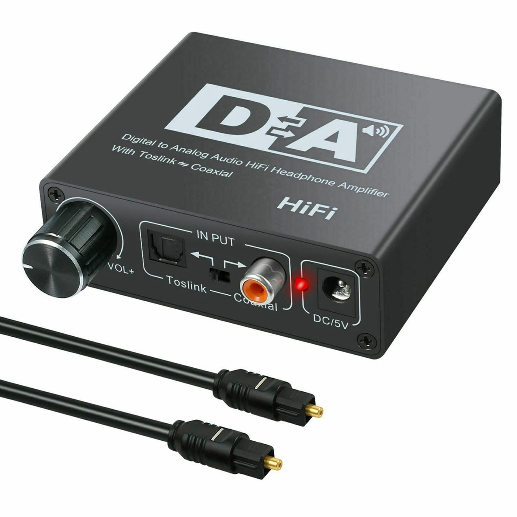 ISTOVO 4X Convertitore Audio Digitale Digitale Da 192KHz Toslink Coassiale Toslink Un Analogico Da 3,5 mm con Spdif