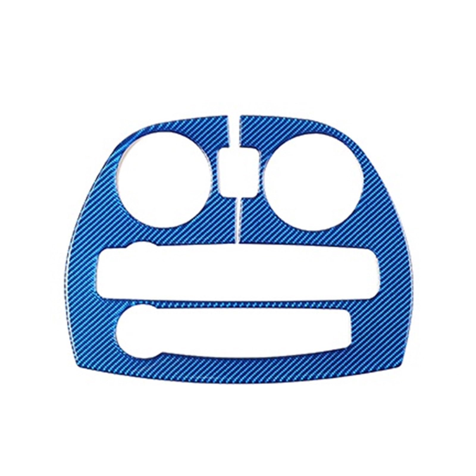 for Mitsubishi for Eclipse 2006-2011 Car Interior Central Control CD Gear Shift Panel Trim Cover Sticker Car Interior Mouldings(Style B-Blue)