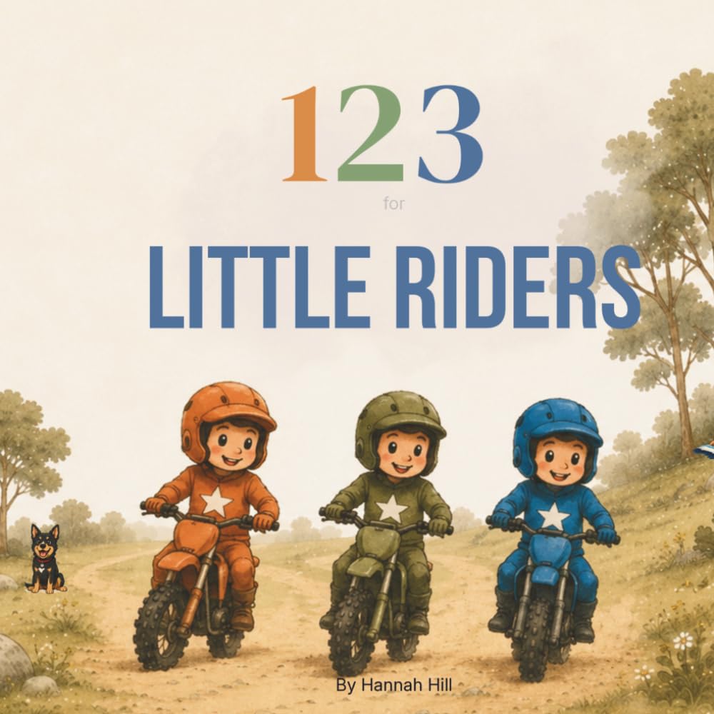 123 for Little Riders: Count, Search and Find for Little Dirt Bike Riders