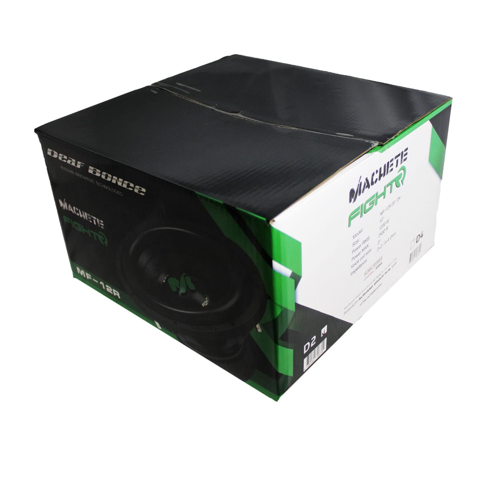 Amazon.com: Deaf Bonce Machete 12'' 2400W 2+2 Ohm Dual Voice Coil