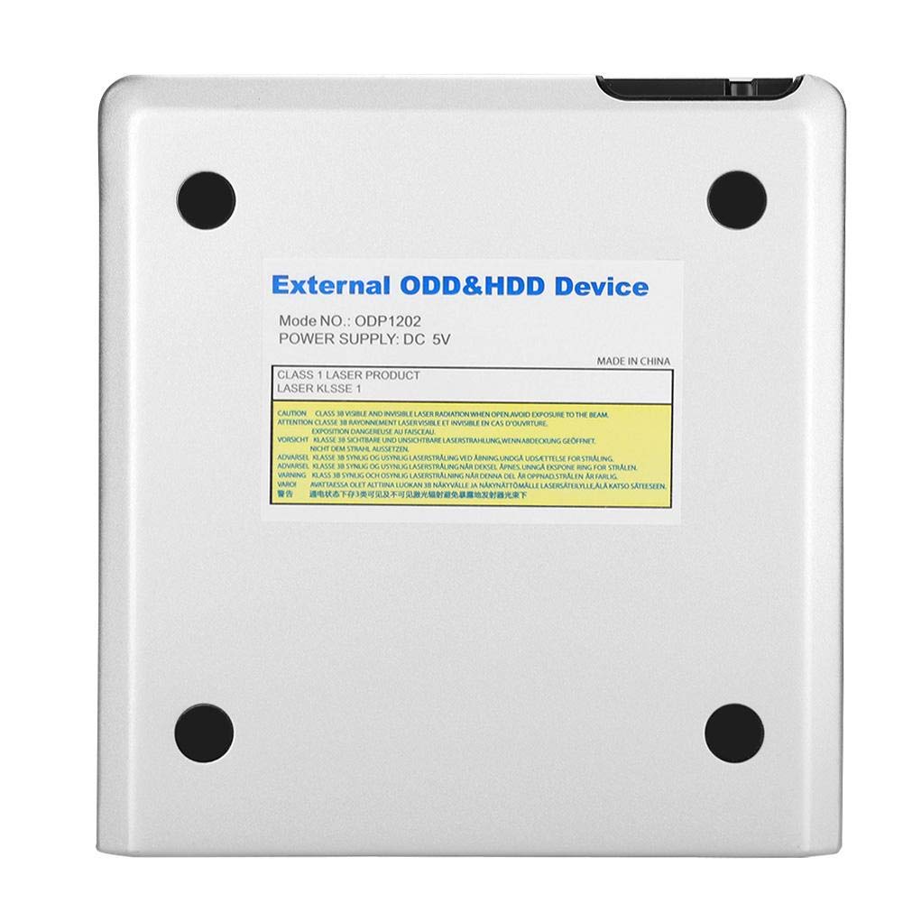 Taidda - napęd DVD, mocny, trwały komputer przenośny USB 3.0 Blue Ray Zewnętrzny napęd optyczny Nagrywarka CD Nagrywarka DVD CD BD Nagrywarka do notebooków stacjonarnych