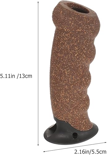 Miniatura 7 de Kisangel Mango de bastón de senderismo, mango de bastón de madera, mango de bastón de esquí, mango de repuesto para bastón de mano, almohadillas de