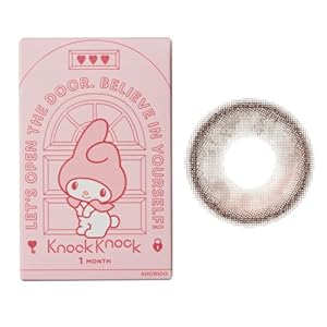 ノックノック×マイメロディ・クロミ マンスリー 2枚入 [マイメロディ はあと] Knock Knock 1month 14.2mm