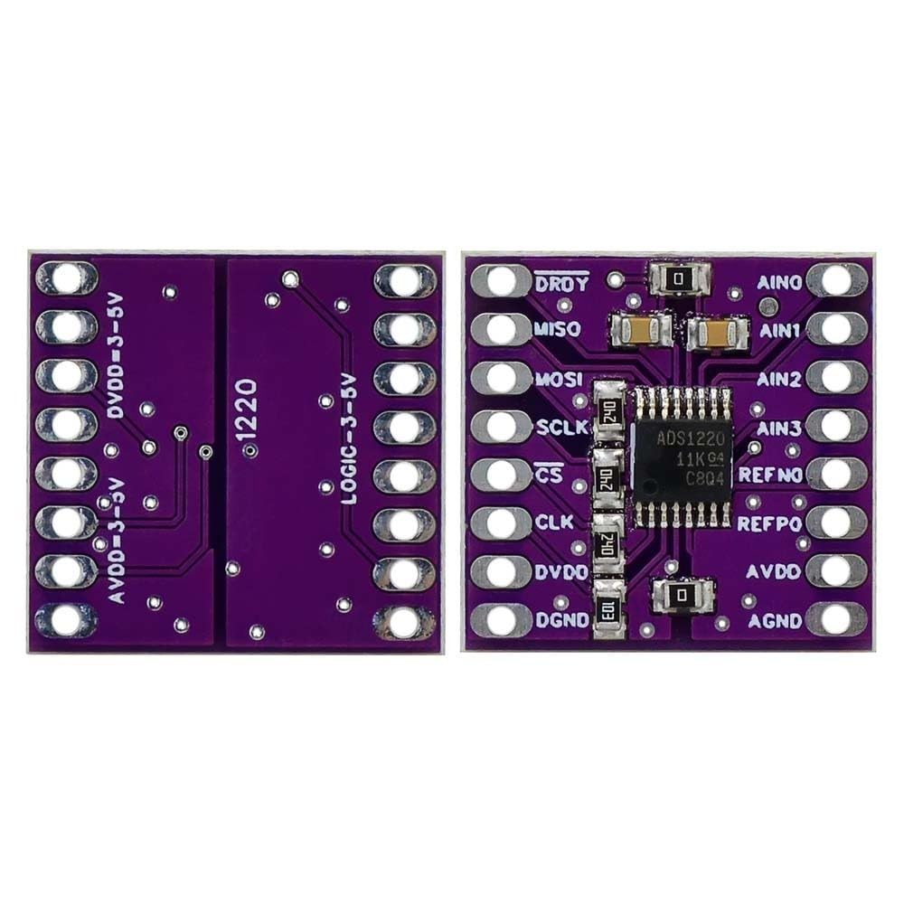 DONGKER Modulo ADC,DC 3V-5V ADS1220 24bit Convertitore Analogico Digitale Signal