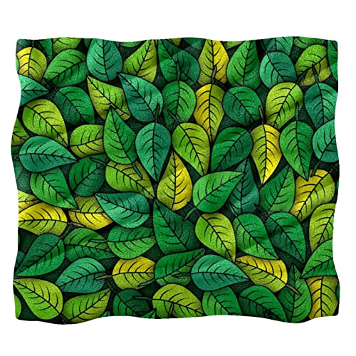 Couverture polaire douce plaid canapé lit jeté de lit vert