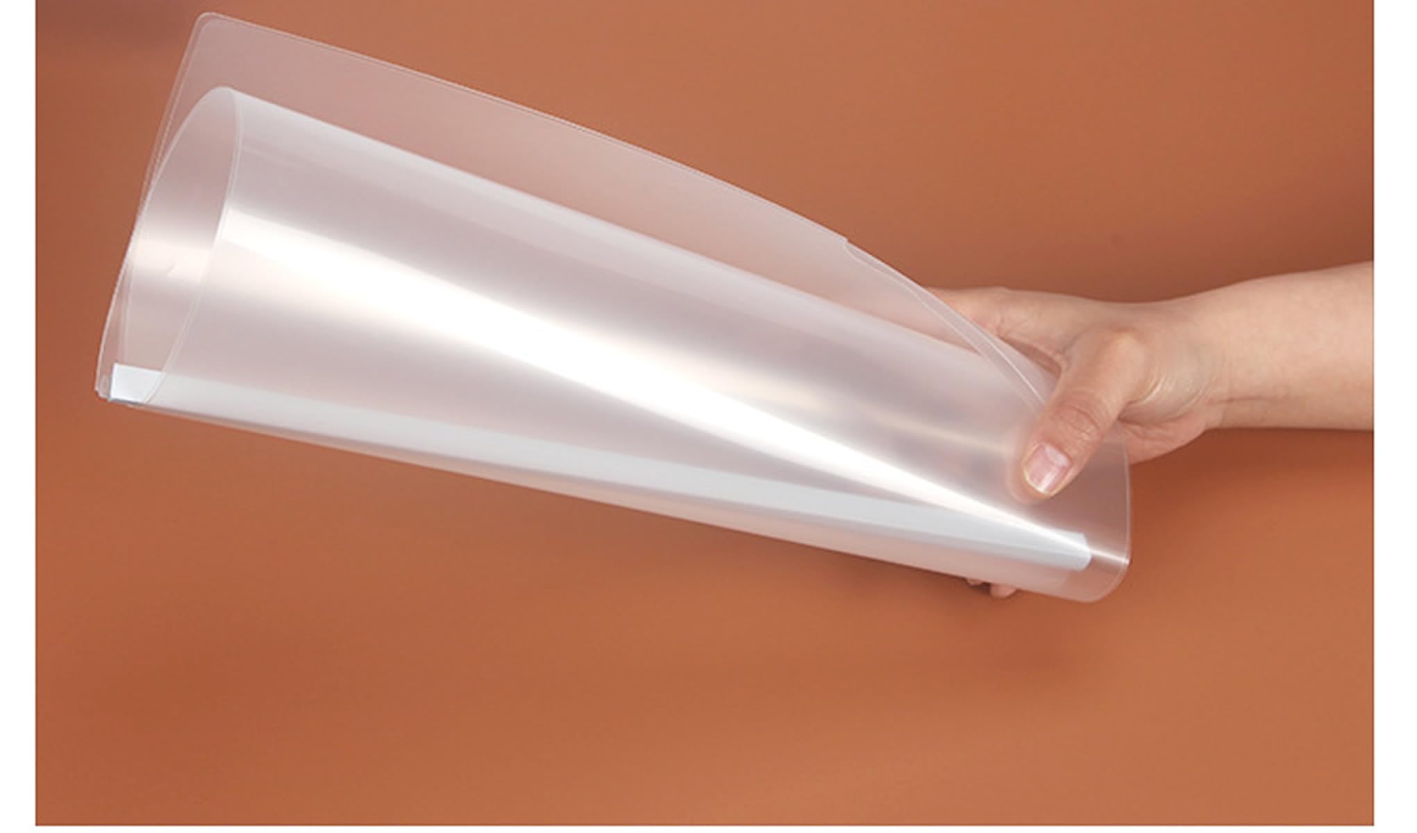 TUKA-i-AKUT 20st. A3 Sliding Bar Binder, PP Transparent Klemmschienen Berichte Umschlag, Abdeckungen Grip Binding Bars Dokumente Klassifizierung, 20er Set, Schiebe Bar in Weiß, TKD8041-A3-W-white-20x