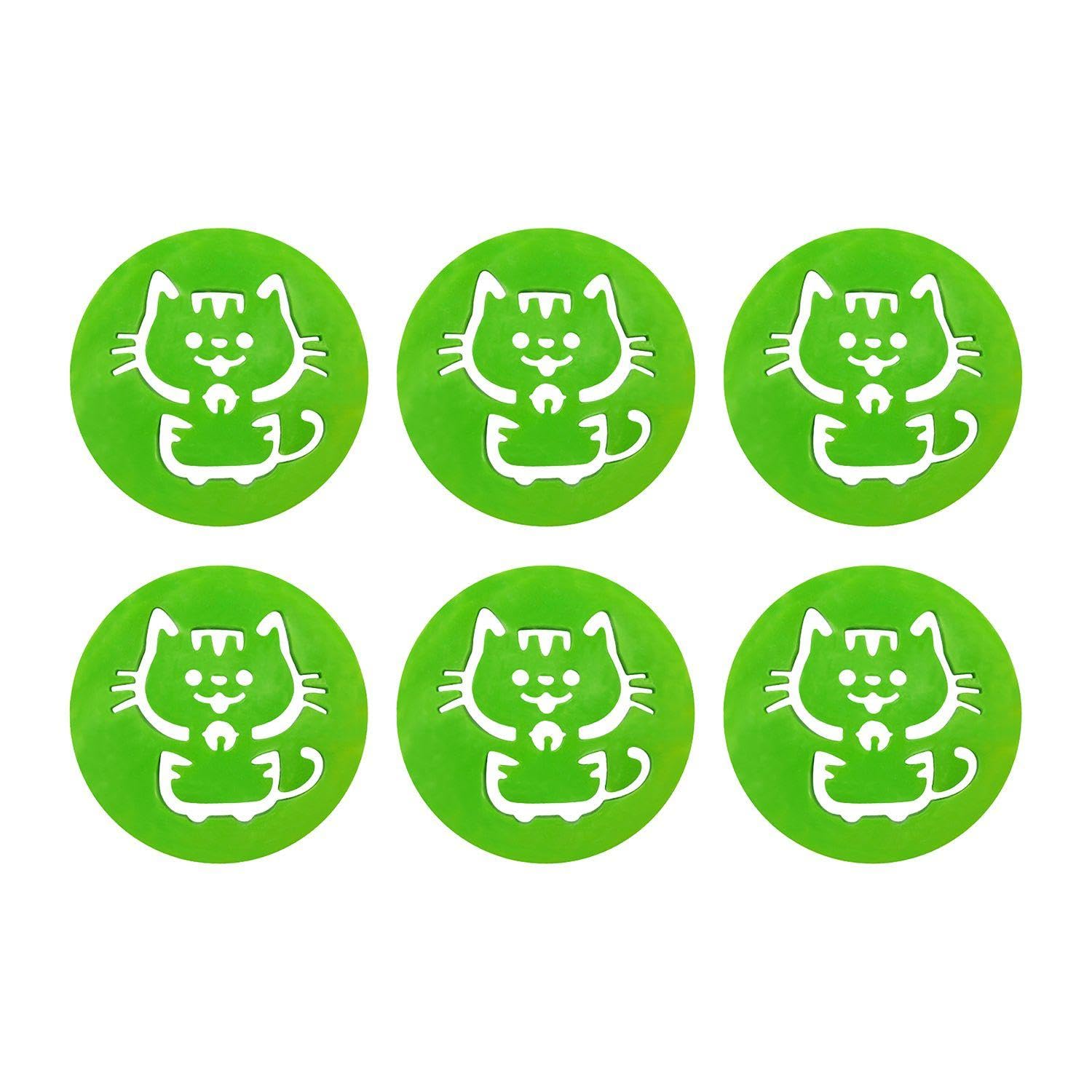 Paquet De 6 Épilateur pour Animaux De Compagnie Bâton De Cheveux en Forme De Chat Piège À Poils d'animaux De Compagnie Épilateur pour Animaux De Compagnie Bâton De Cheveux Portable