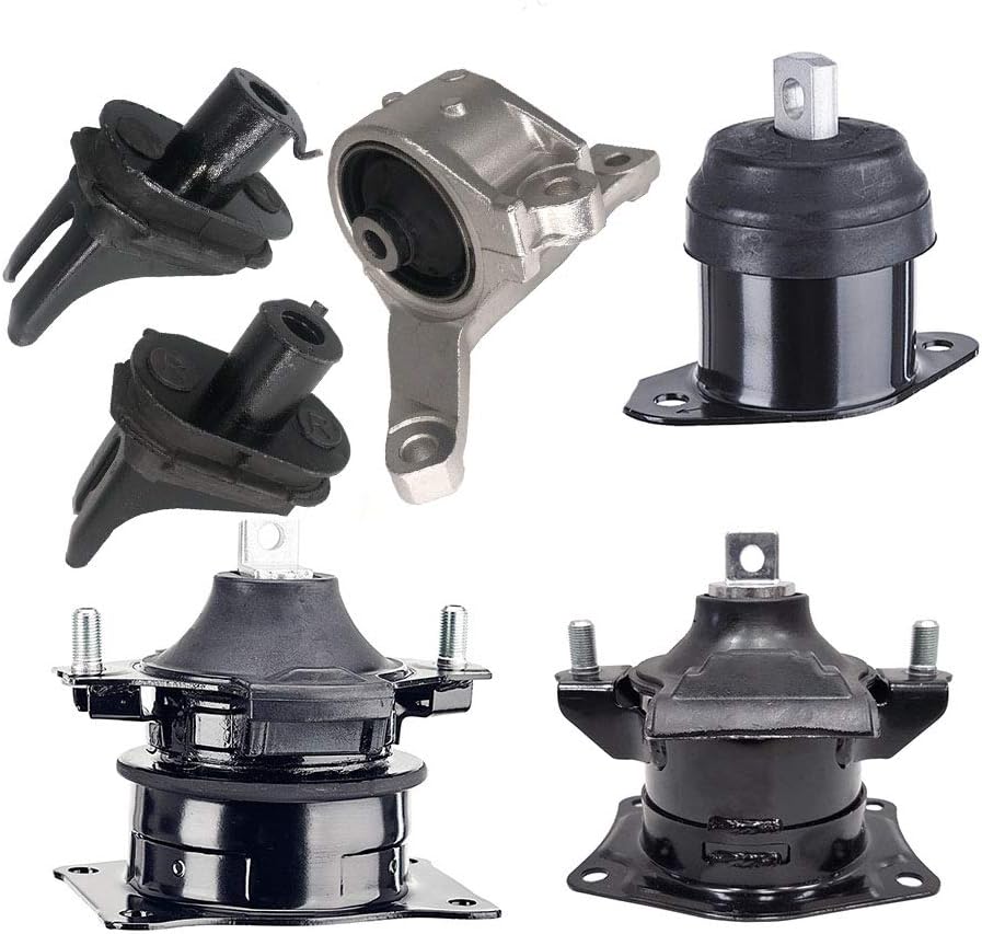 Engine Motor Mounts Compatible with 2007 2008 Acura TL 3.5L 3.2L AUTO 6pcs : A4526HY, A4591, A65025, A4566, A4599, A65022