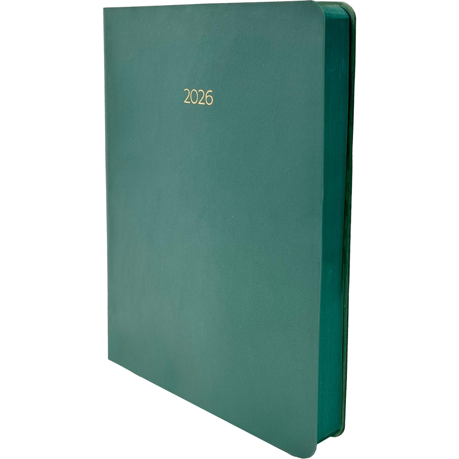 Agenda 2026 Jour par Page A5 Couverture Flexible Similicuir Planificateur Annuel Espagnol Hanoï Vert