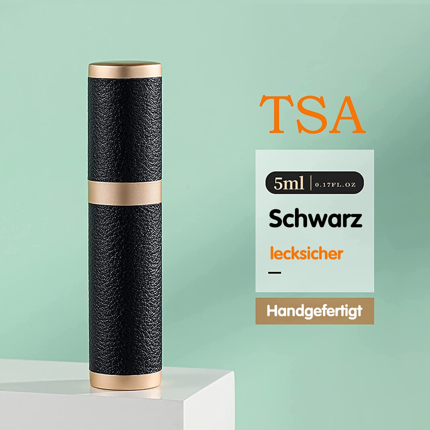 Parfümzerstäuber Nachfüllbar Parfüm Flaschen Portable Zerstäuber Mini Sprühflasche Taschenzerstäuber für Reise Unterwegs 5ml
