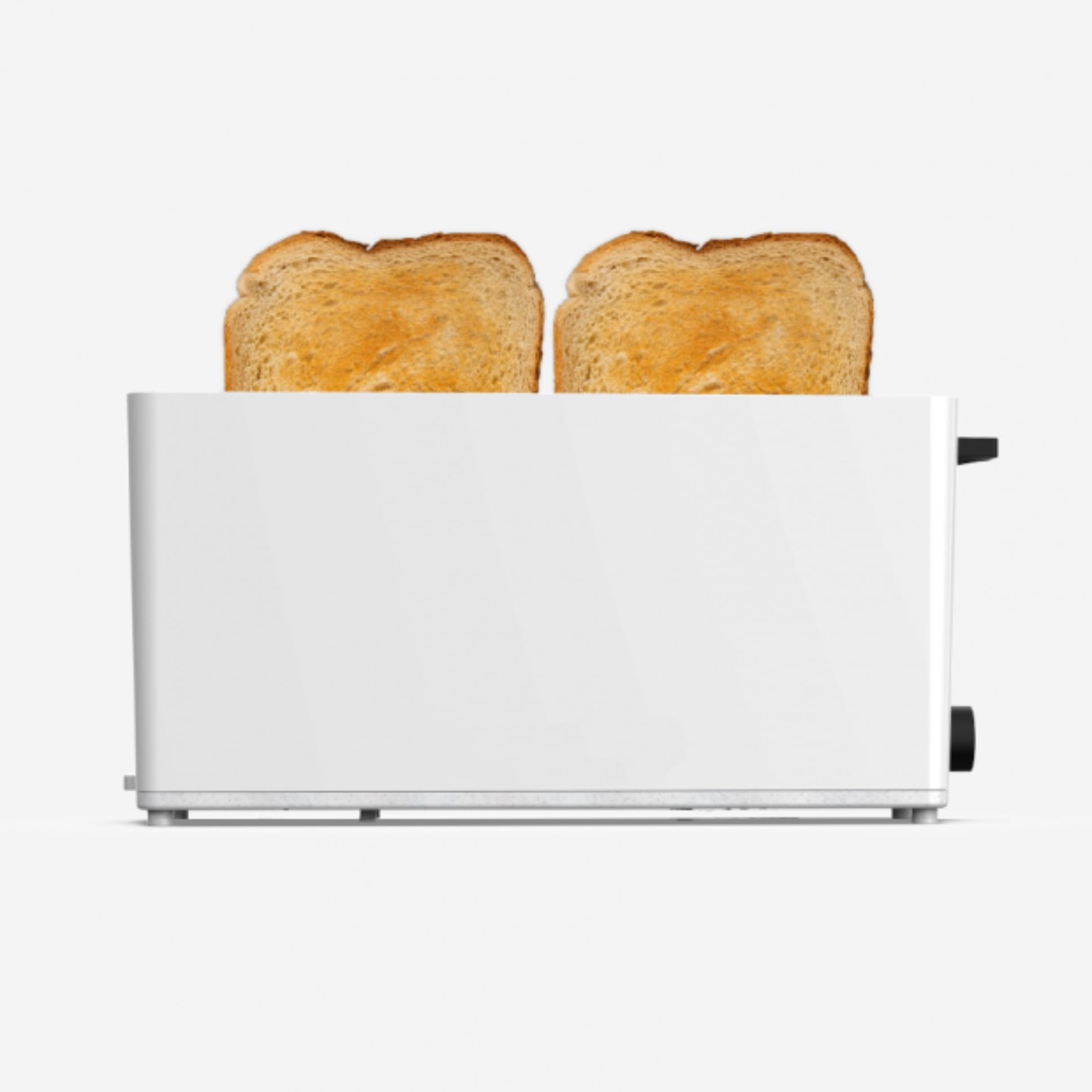 Bastilipo - Firefox - AB900 - Tostador blanco - Ranura larga para 2 rebanadas de 900W - función descongelar - Bandeja recogemigas