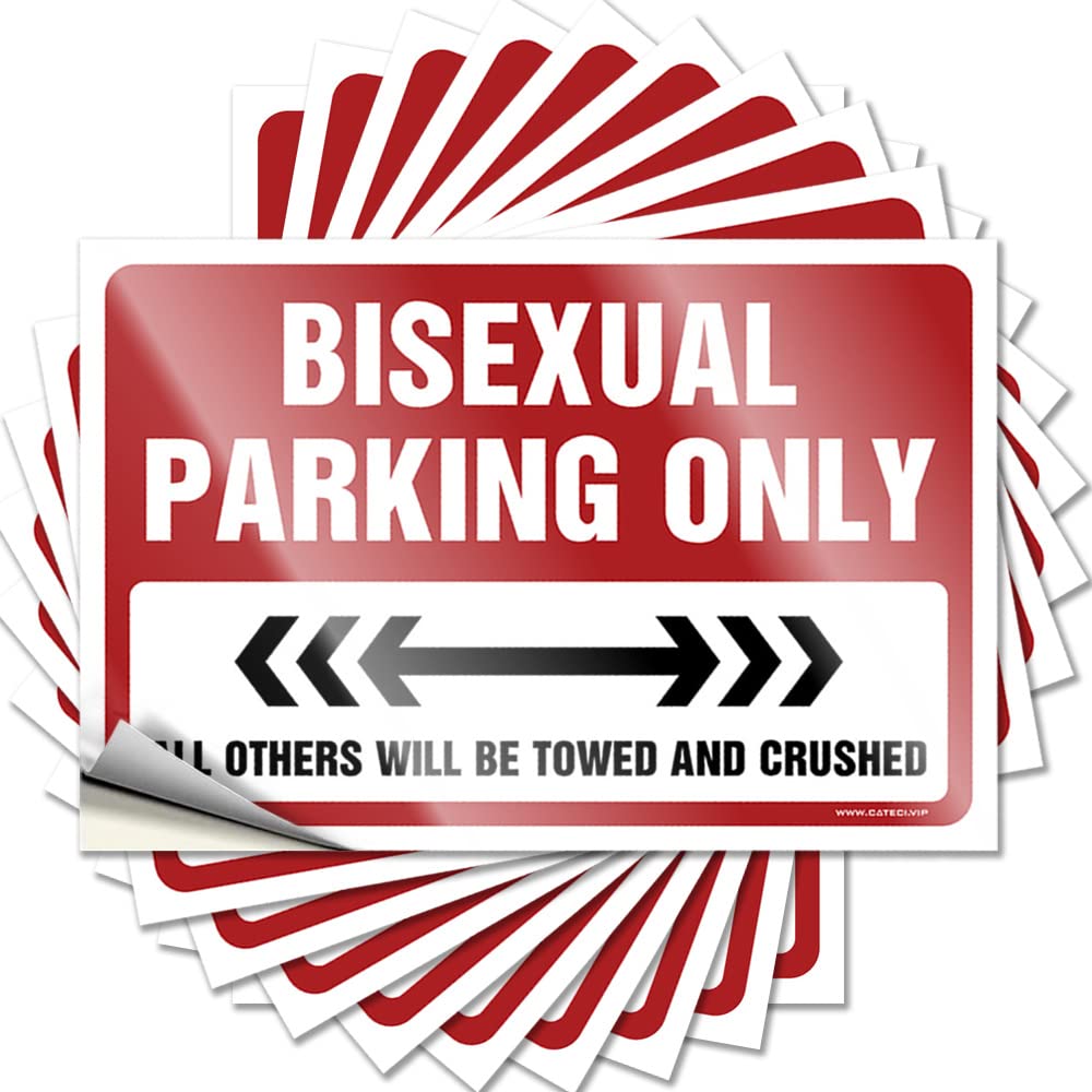 Quote - Cool Door Bisexual Parking Only for Girl Music(8X12CM)