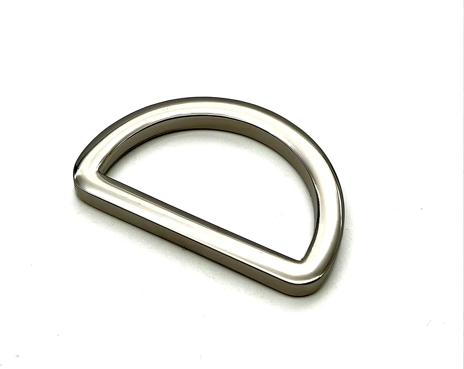zinc alloying D Shape Rings Semi-Circular D ring buckles 1 1/4" / 32mm for webbing straps bags purse belt Dog Collars hardware making Nickel U50