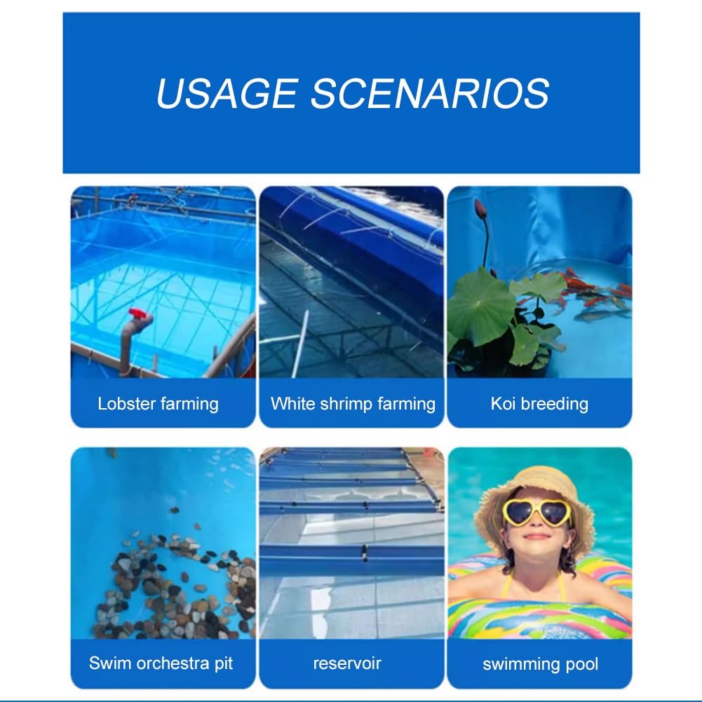 Grande piscina fuori terra pieghevole, telaio in acciaio per riporre l'acqua all'aperto, allevamento di pesci, bambini e animali domestici