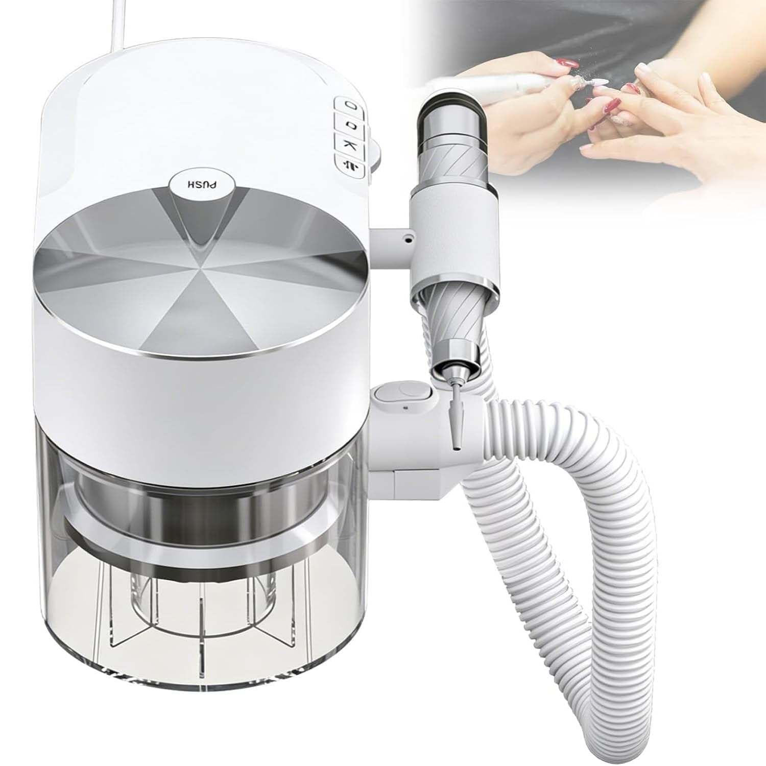 Aspirapolvere Professionale for Unghie,Silenzioso≤68db