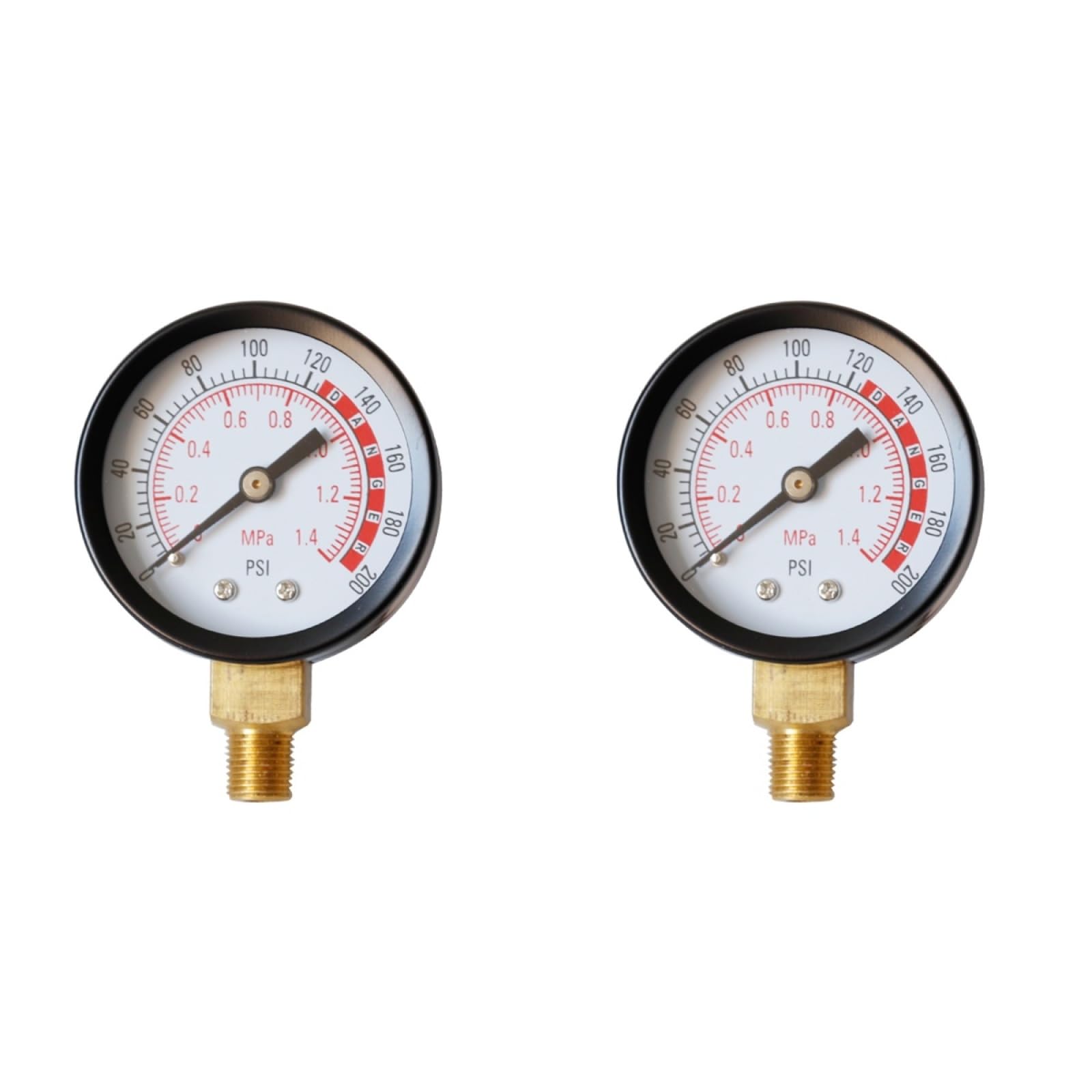 2pcs Npt Pressure Gauge Bar Pressure Gauge Water Pressure Gauge Air-picture-23