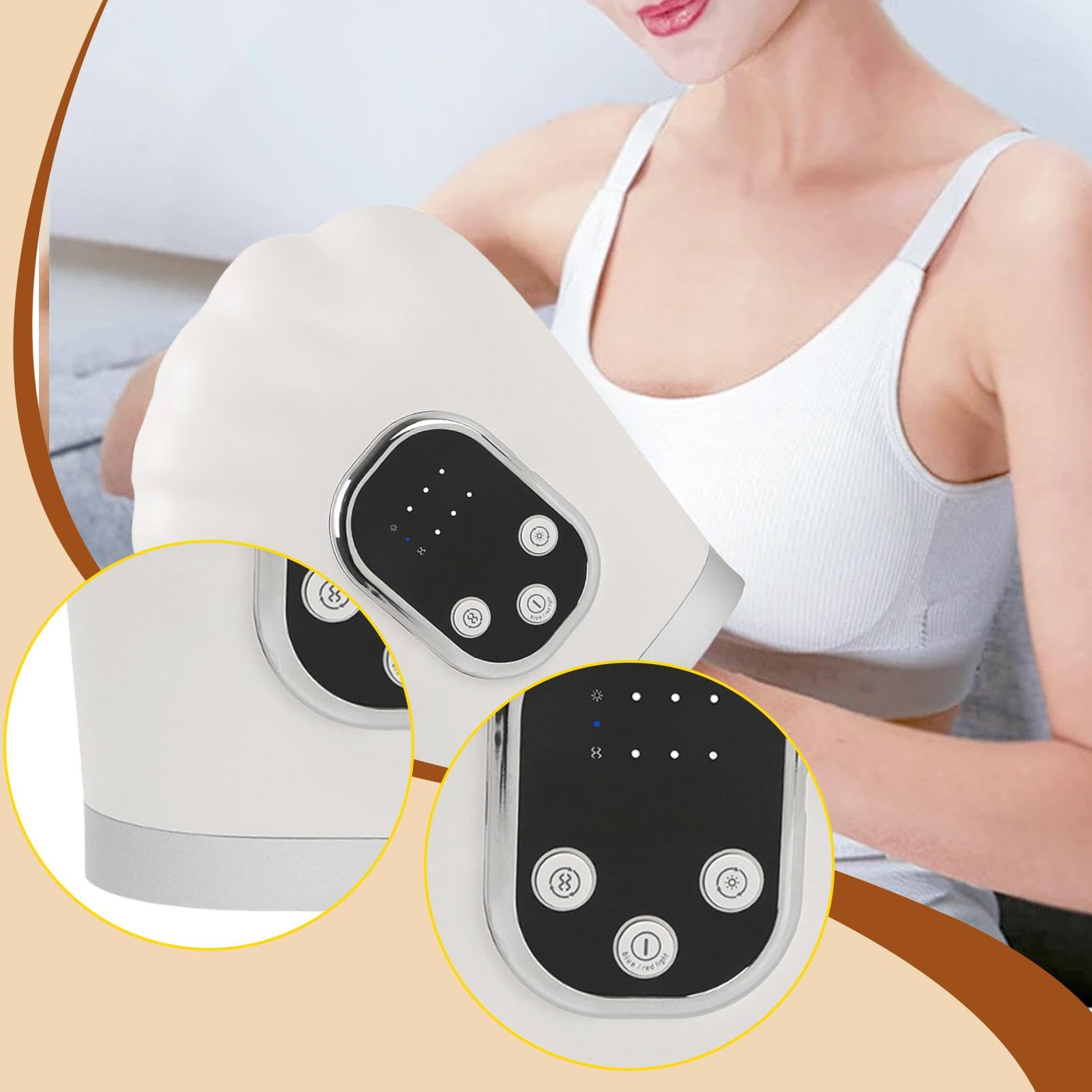 Amagogo Handmassagegerät, Maschine, Knetmaschine, konstante Temperatur, tragbare Heizung, intelligent einstellbar, für Zuhause, Geburtstagsgeschenk, Büro,