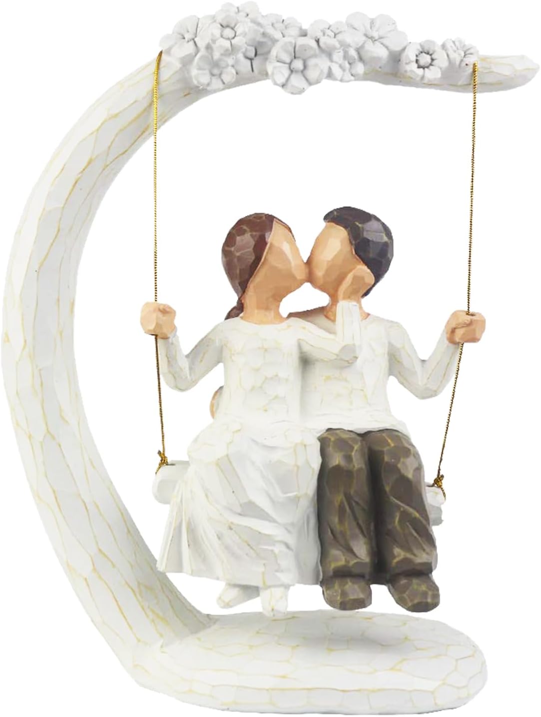 Anniversary Figurine Couple Sculpture Figure for 20th 30th 40th 50th 60th Anniversary Wedding Gifts for Parents and Him Her