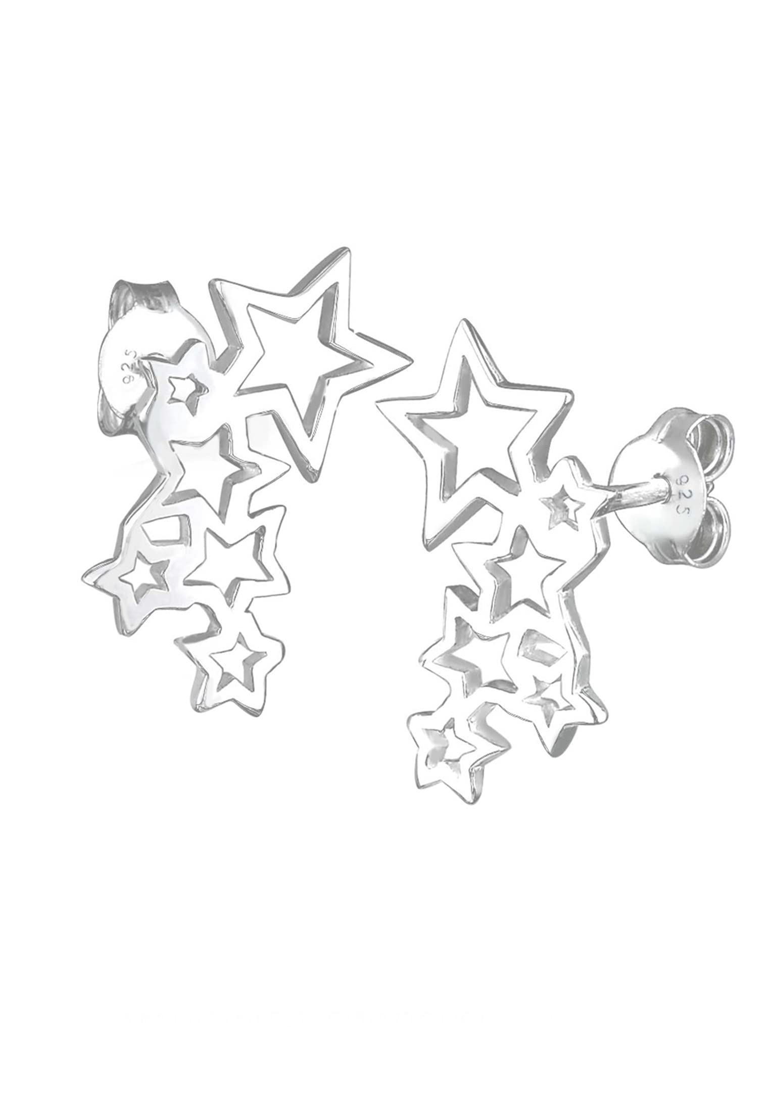 Elli Women's 925 Sterling Silver Xilion Cut Earrings