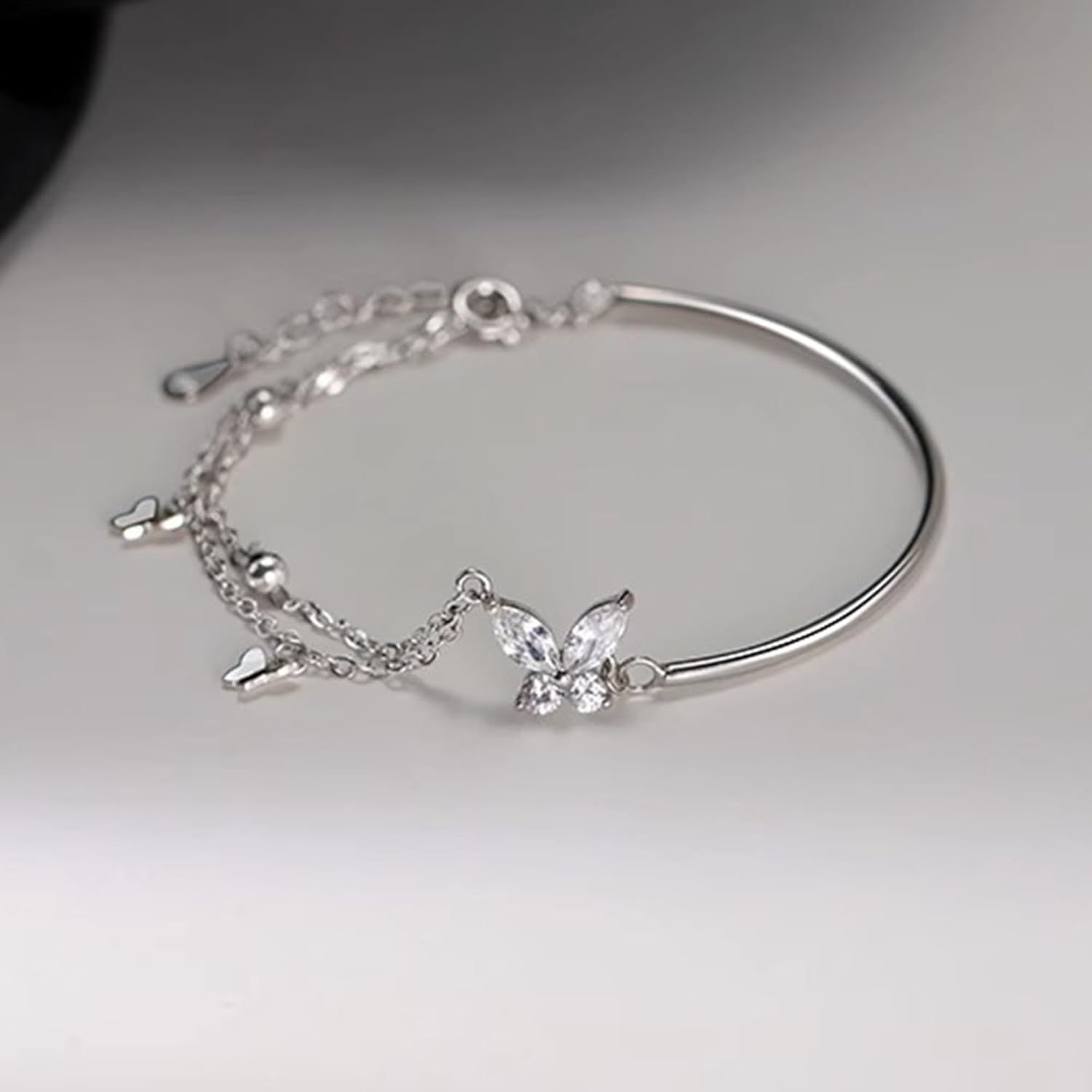 Dainty 925 Sterling Silver Knot Bracelet to Daughter Mom 14K Gold Plated Couples Matching Forever Infinity Bracelets Snake Chain Bracelet Love Knot Friendship Best Friend Wedding Valentine's Day Jewelry - Image 7