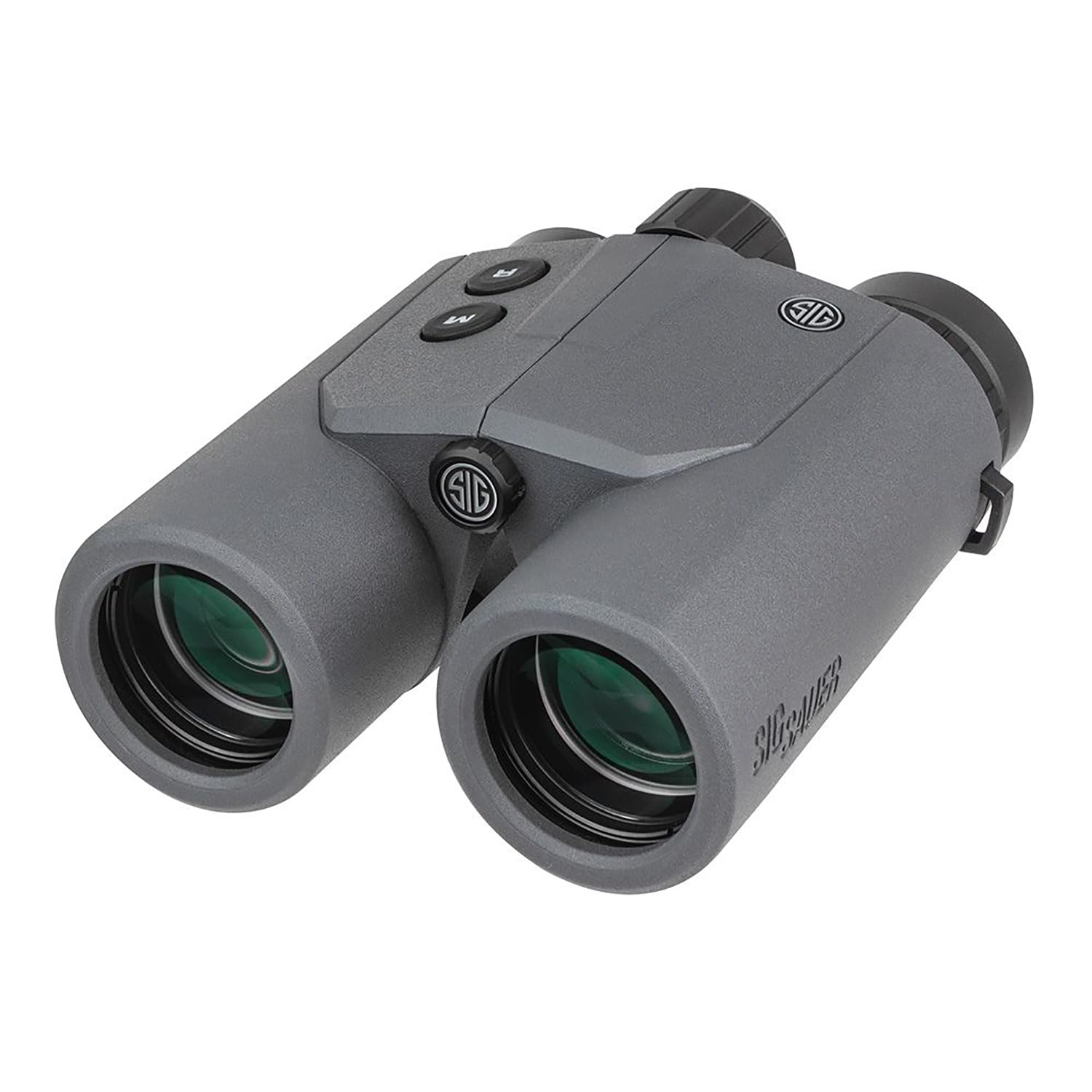 SIG SAUER Hunting Targeting Precise Versatile Anti-Reflection Illuminated Display Canyon 10x42mm Laser Rangefinding Binoculars, Gray