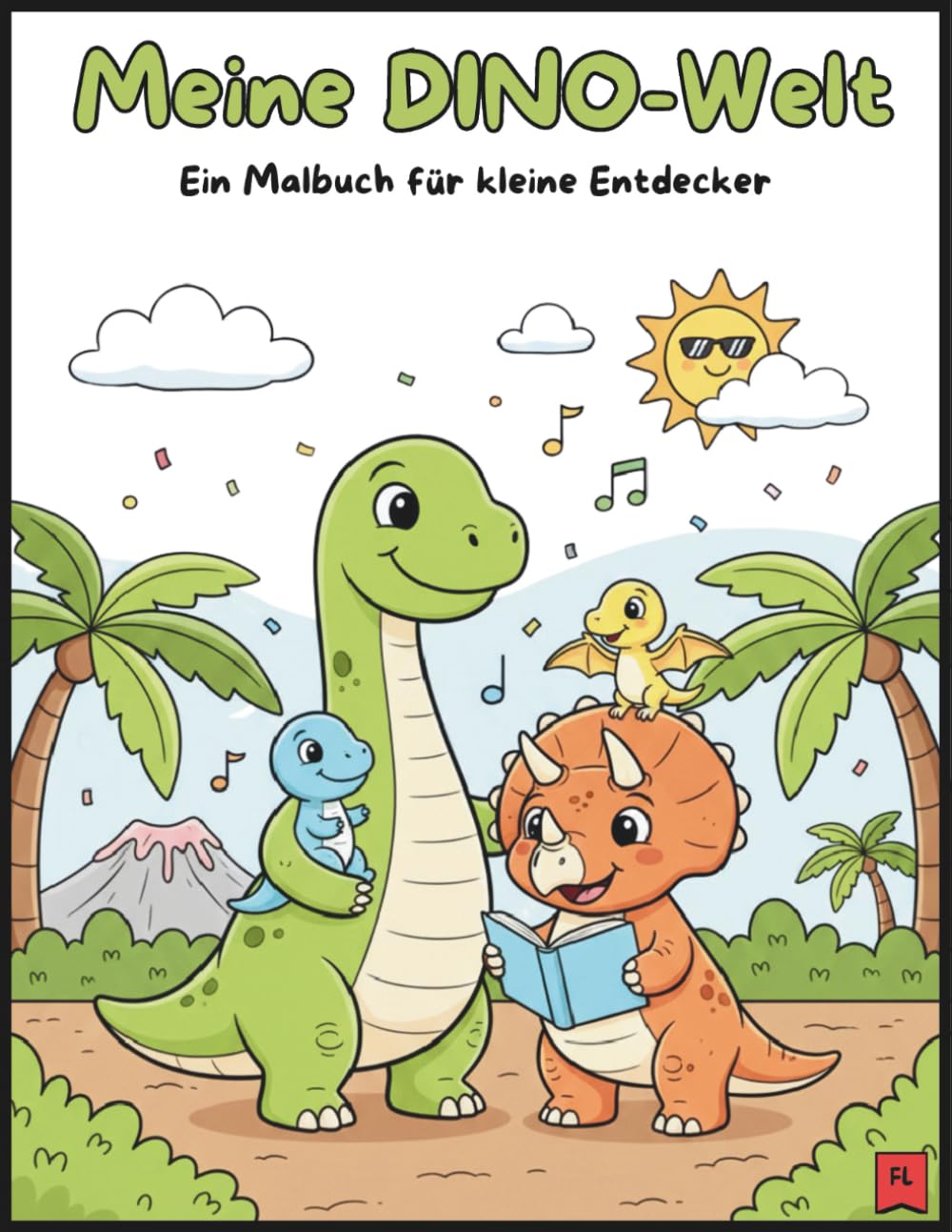 Meine DINO-Welt: Ein Malbuch für kleine Entdecker