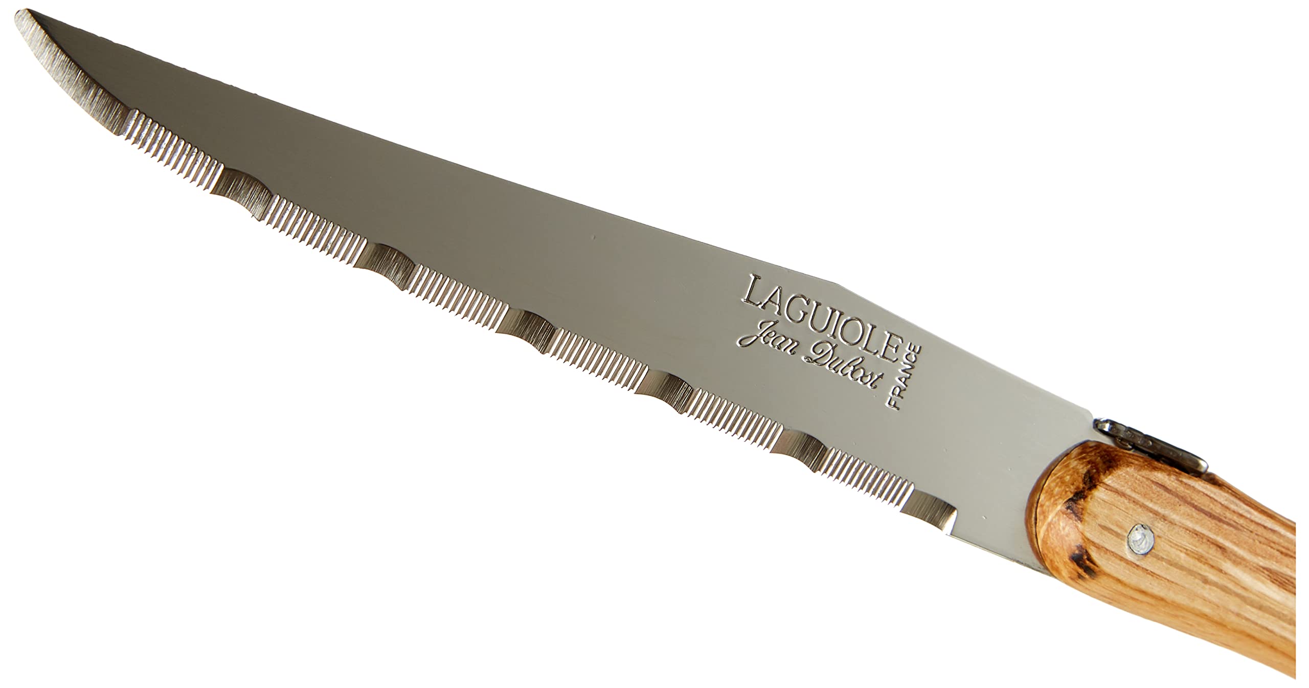 Laguiole Jean Dubost 97141 Coffret Bois Naturel 6 Couteaux à Steak