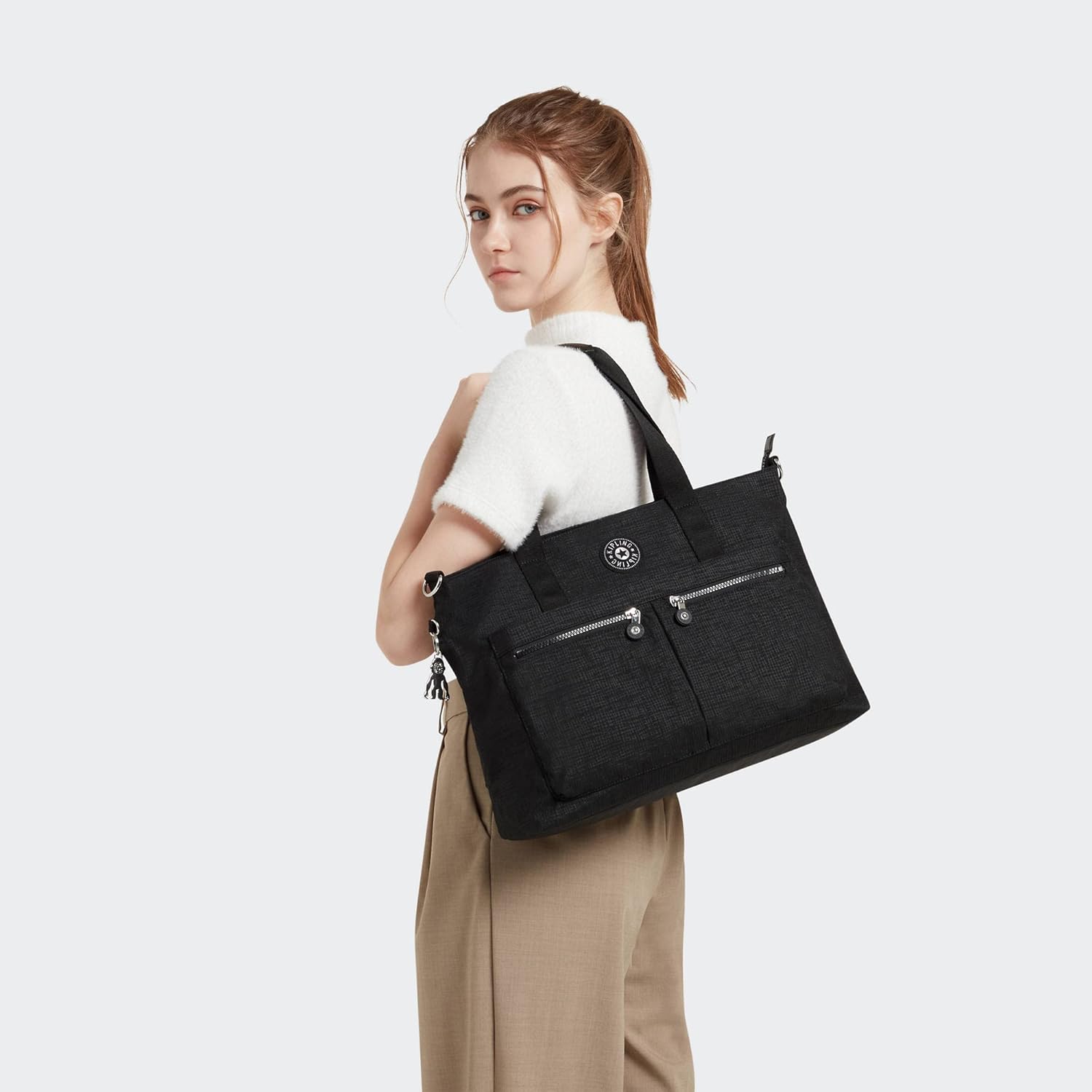 Kipling Natalie 15" Printed Laptop Tote Bag