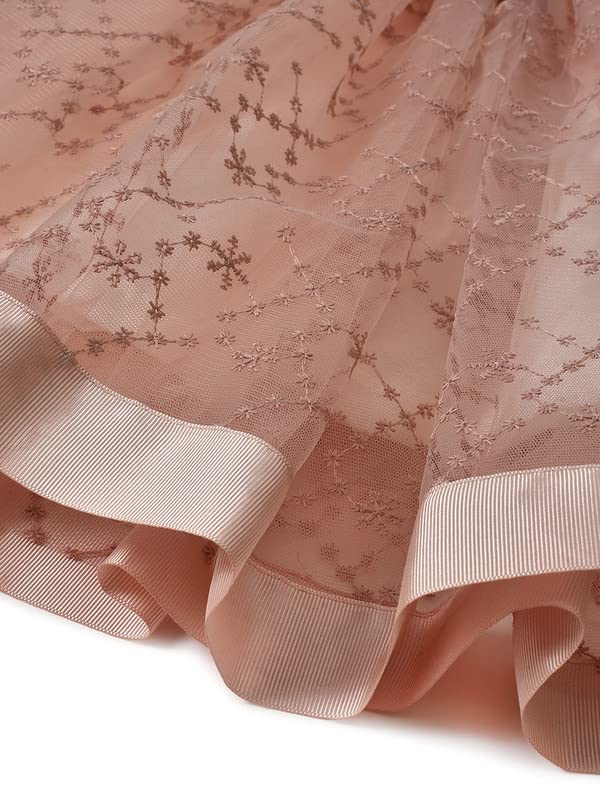 Image of Mi Arcus Corduroy Collar Dress for Baby Girl