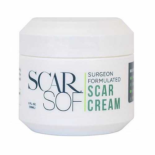 ScarSof - Crema para cicatrices avanzada hecha con aloe vera 100% orgánico y aceite de emú totalmente natural, ayuda a la apariencia de las