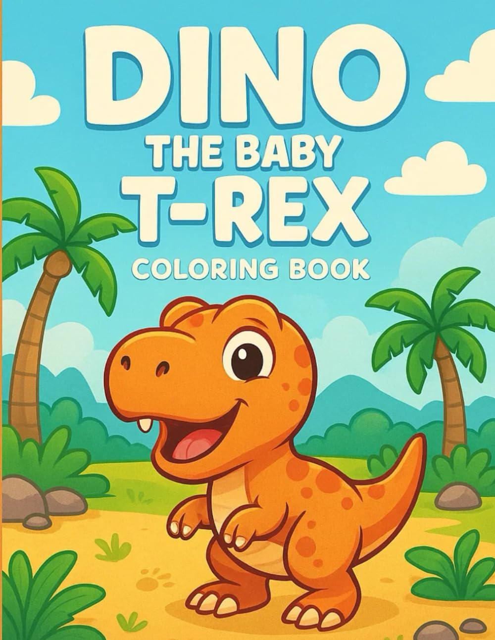 Dinosaur Adventures Coloring Book for Kids Ages 4–8