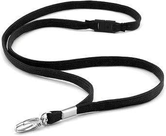 CKB LTD Premium Lanyards Neck Strap with Breakaway and Swivel Metal Clip for ID Card Holder Lanyard Plain